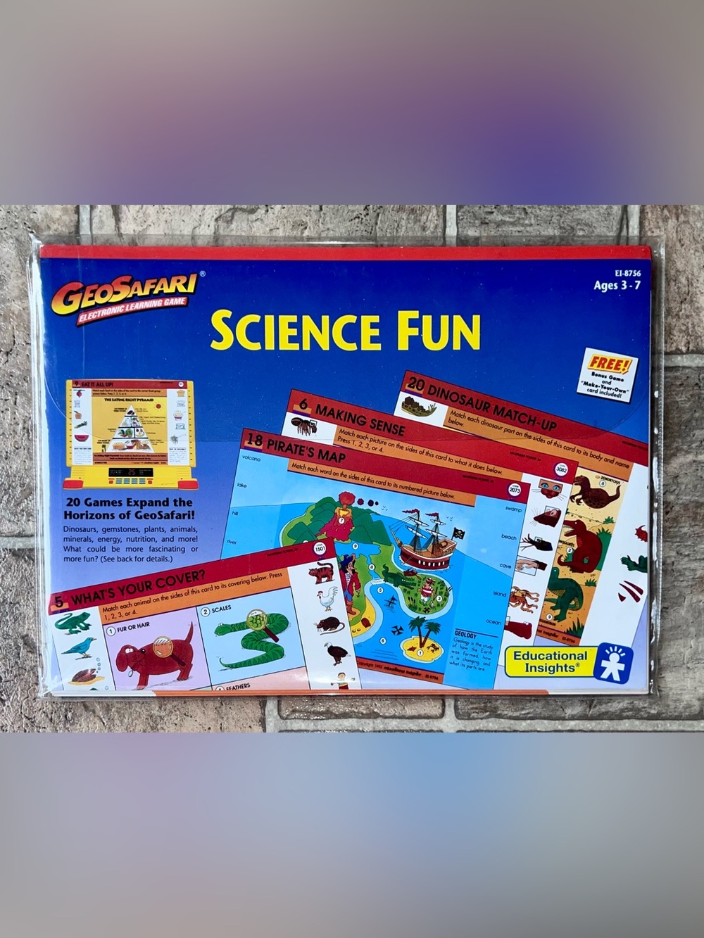GeoSafari “Science Fun” Complete Card Set (EI-8756) Ages 3-7